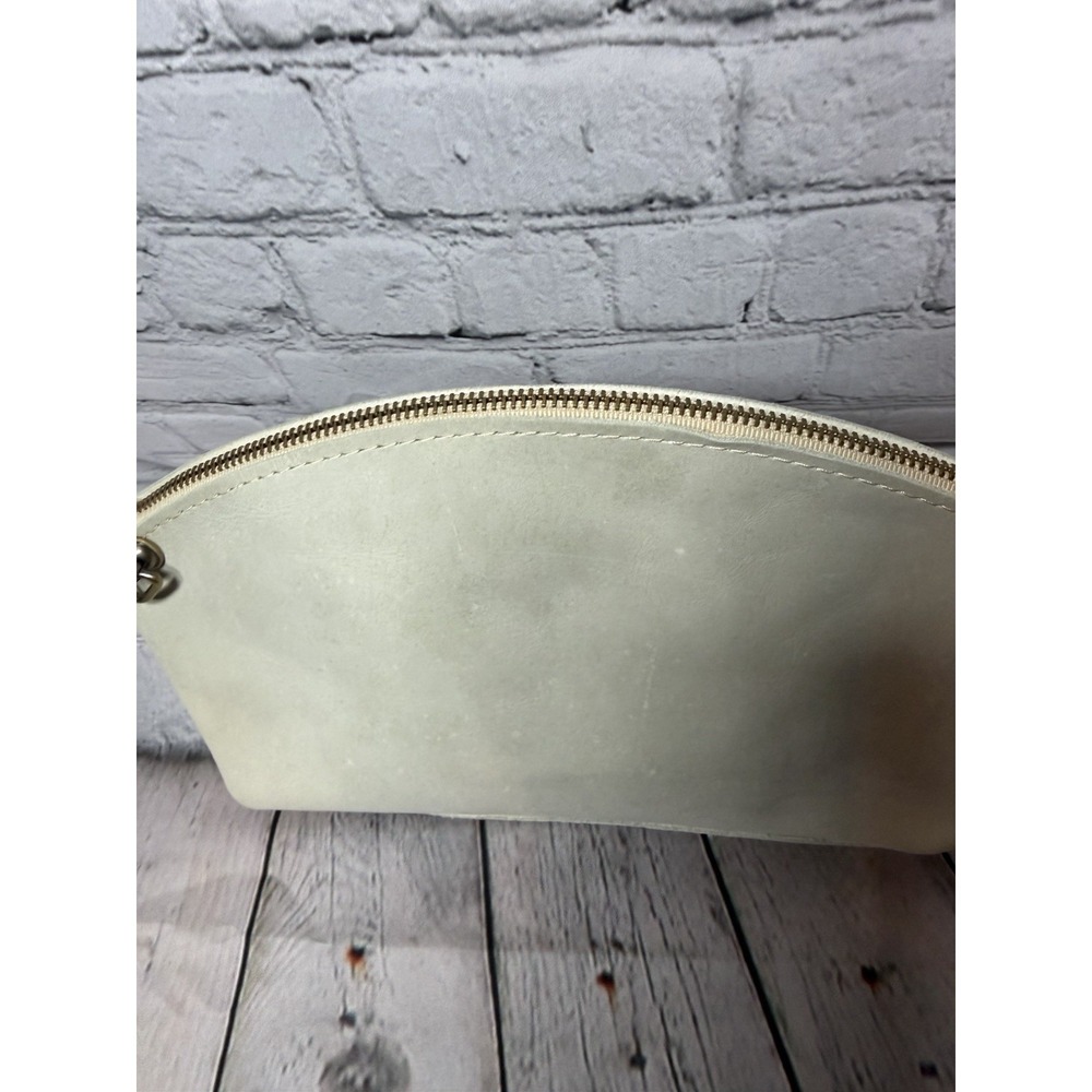 Portland Leather Goods Eclipse Bag in Beluga With Rings For Crossbody Zip Pouch - Picture 3 of 10